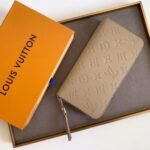 Louis Vuitton Zippy Wallet Monogram Empreinte Turtledove 19Cm M69034 - Image 3