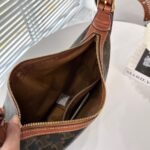 Celine Medium Heloise Bag In Triomphe Canvas Tan 30Cm 114712Fqm 04Lu - Image 8