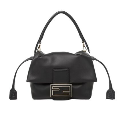 Fendi Mamma Baguette Small Black 18Cm 8Bs105Abvef0Kur
