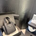 Prada Leather Mini Handbag Black 18Cm 1Ba349 2Dkv F0632 V Ono - Image 2