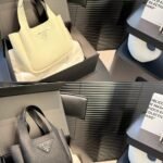 Prada Leather Mini Handbag Black 18Cm 1Ba349 2Dkv F0632 V Ono - Image 3