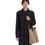 Gucci Giglio Large Tote Bag Beige And Brown GG Canvas 36Cm 865452 FAFZE 9871 - Image 10