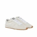 Miumiu Plume Suede Sneaker White 5E114E 054 F0009 F 005