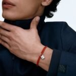 Louis Vuitton Silver Lockit Bracelet Red Qa5078 - Image 3