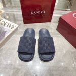 Gucci Men Slide Sandal Blue ‎‎834941 Aaduo 4009 - Image 3