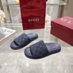 Gucci Men Slide Sandal Blue ‎‎834941 Aaduo 4009 - Image 4