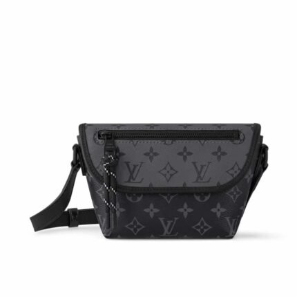 Louis Vuitton Pulse Wearable Wallet Monogram Eclipse Canvas 15Cm M12806