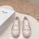 Celine Alan Sneaker With Triomphe In Canvas Rosewood 363675148C 24Rw - Image 4