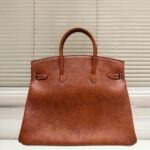 Hermes Birkin 35 Barenia Faubourg Fauve Gold Hardware Brown 35Cm - Image 3