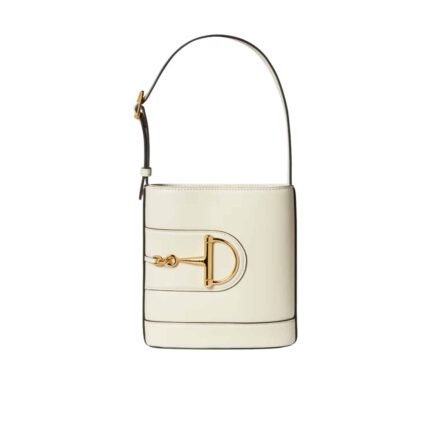 Gucci 73 Small Bucket Bag White Smooth Leather 20Cm 833665 Aaec2 9540