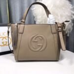 [Super Vip 1:1] Gucci Soho Small Top Handle Bag Beige 35Cm - Image 2