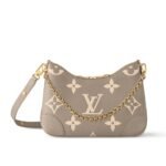 Louis Vuitton Boulogne Bicolor Monogram Empreinte Leather Crème 27Cm M13224