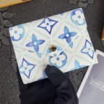 Louis Vuitton Lv By The Pool Victorine Wallet Blue 12Cm M83623 - Image 4