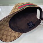 Gucci Gg Canvas With Web Baseball Cap Brown - Image 6