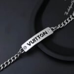 Louis Vuitton Lv Id Necklace Silver M01154 - Image 6