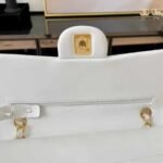 Summer Set: Chanel Classic Medium Handbag White 25Cm A01112 And 23P Quilted Cc Chain Mule Sandal White - Image 7