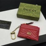 Gucci Gg Marmont Keychain Wallet Red 10Cm - Image 2