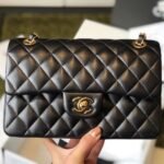 Chanel Classic 11.12 Handbag Gold Tone Metal Black 25Cm A01112 Y01295 94305 - Image 3