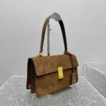 [Super Vip 1:1] Prada Soft Sound Medium Suede Shoulder Bag Brown 28Cm Bn023 2C4S F0324 V Too - Image 2