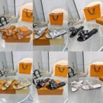 Louis Vuitton X Takashi Murakami Lily Flat Mule Sakura Brown 1AGVYB - Image 5