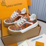 Louis Vuitton LV x The Darjeeling Limited LV Tilted Sneaker Cognac Brown 1AJTKS - Image 3