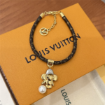 Louis Vuitton Vivienne Bracelet Monogram Gold Brown M8218Z - Image 2