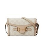 Gucci Horsebit 1955 Mini Bag ‎Beige And White Gg Supreme 18Cm ‎‎699296 Uulbg 9683