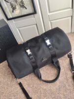 Prada Re Nylon And Saffiano Leather Duffle Bag 50Cm 2Vc015 2Dmg F0002 V Mon - Image 4