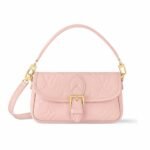 Louis Vuitton Nano Diane Monogram Empreinte Leather Pink Opale 20Cm M83566