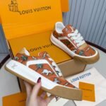 Louis Vuitton LV x The Darjeeling Limited LV Tilted Sneaker Cognac Brown 1AJTKS - Image 2