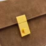 [Super Vip 1:1] Prada Soft Sound Medium Suede Shoulder Bag Brown 28Cm Bn023 2C4S F0324 V Too - Image 4