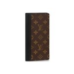 Louis Vuitton Brazza Wallet Monogram Macassar Brown 19Cm M69410