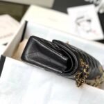 Chanel Classic 11.12 Handbag Gold Tone Metal Black 25Cm A01112 Y01295 94305 - Image 5