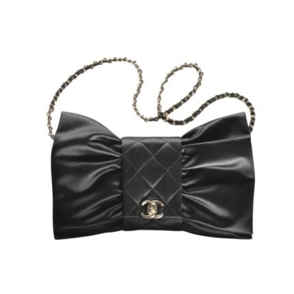 Chanel Clutch Bag Black 25Cm As4098 B13245 94305