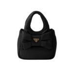 Prada Padded Re Nylon Mini Bag With Bow Black 19Cm 1Ba359 Rp0C F0002 V Oxo