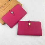 Hermes Dogon Duo Long Wallet Dark Pink 20Cm - Image 9