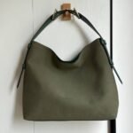 Gucci Beatrix Large Tote Bag Green Suede 40Cm - Image 2