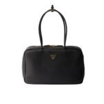 Prada Large Top Handle Bag Black 35Cm 1Bb128 2Dkv F0632 V Ono