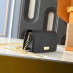 Louis Vuitton Wallet On Chain Lily Monogram Empreinte Black 22Cm M46919 - Image 3