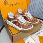 Louis Vuitton LV x The Darjeeling Limited LV Tilted Sneaker Cognac Brown 1AJTKS - Image 5