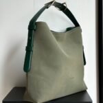 Gucci Beatrix Large Tote Bag Green Suede 40Cm - Image 4