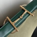 Gucci Beatrix Large Tote Bag Green Suede 40Cm - Image 5