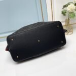 Valentino Garavani Medium Straw Summer Tote Black 35Cm - Image 5