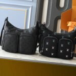 Louis Vuitton Hobo Cargo Black 30Cm M14778 - Image 3