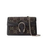 Gucci Dionysus Super Mini Leather Black 16Cm
