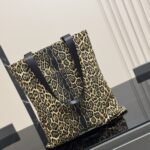 Saint Laurent Leopard Print Tote Bag 46Cm - Image 2