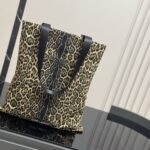 Saint Laurent Leopard Print Tote Bag 46Cm - Image 3