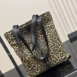 Saint Laurent Leopard Print Tote Bag 46Cm - Image 5