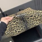 Saint Laurent Leopard Print Tote Bag 46Cm - Image 6