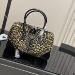 Saint Laurent Leopard Print Tote Bag 46Cm - Image 7